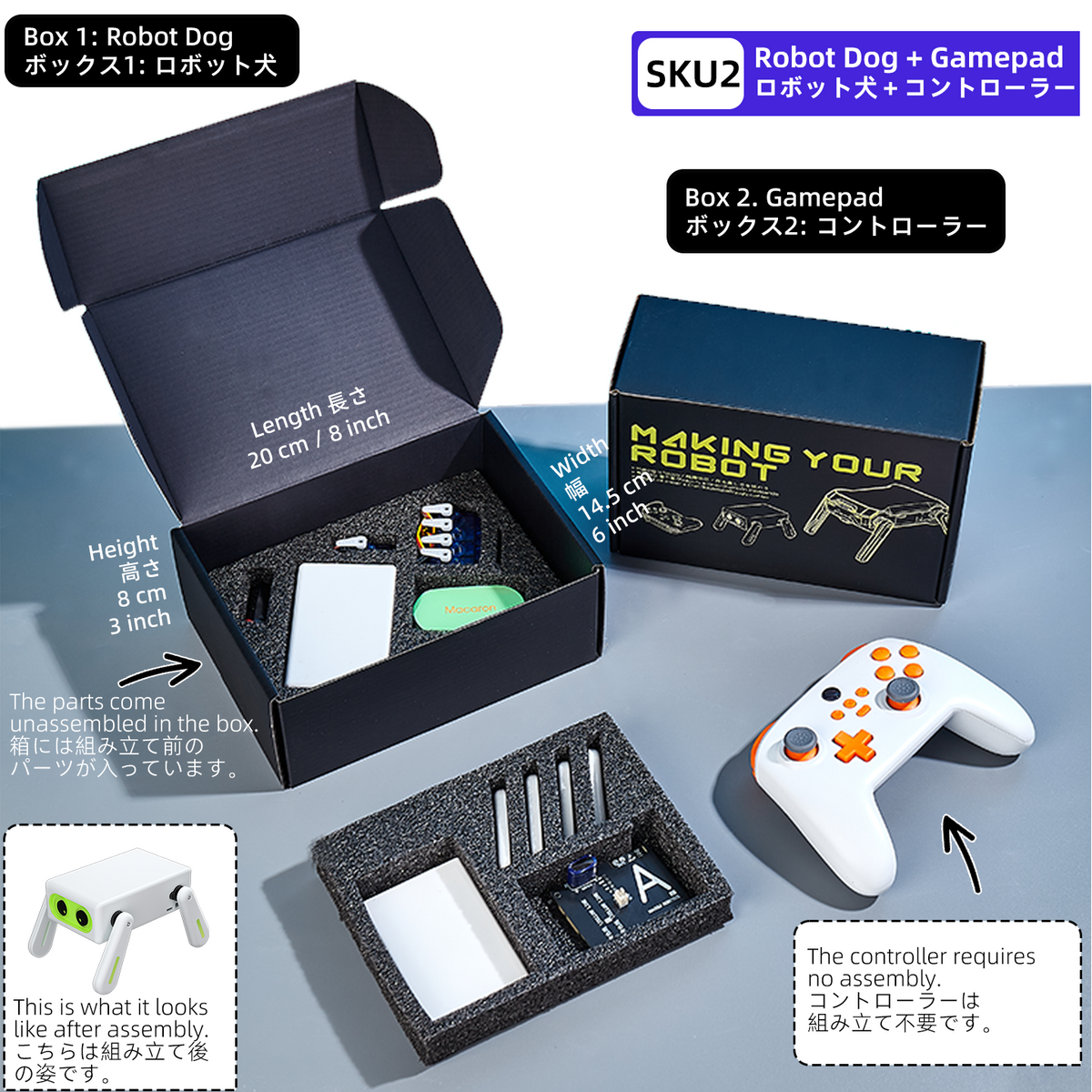 Build a robot from 0 to 1 and easily design tabletop games and features