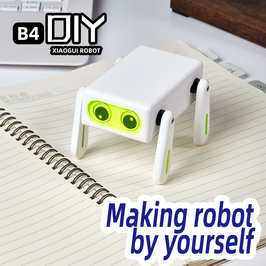 Your First Robot Starts Here: Multifunctional, DIY, STEAM, KungFu-Capable Mini Desktop Robot Dog