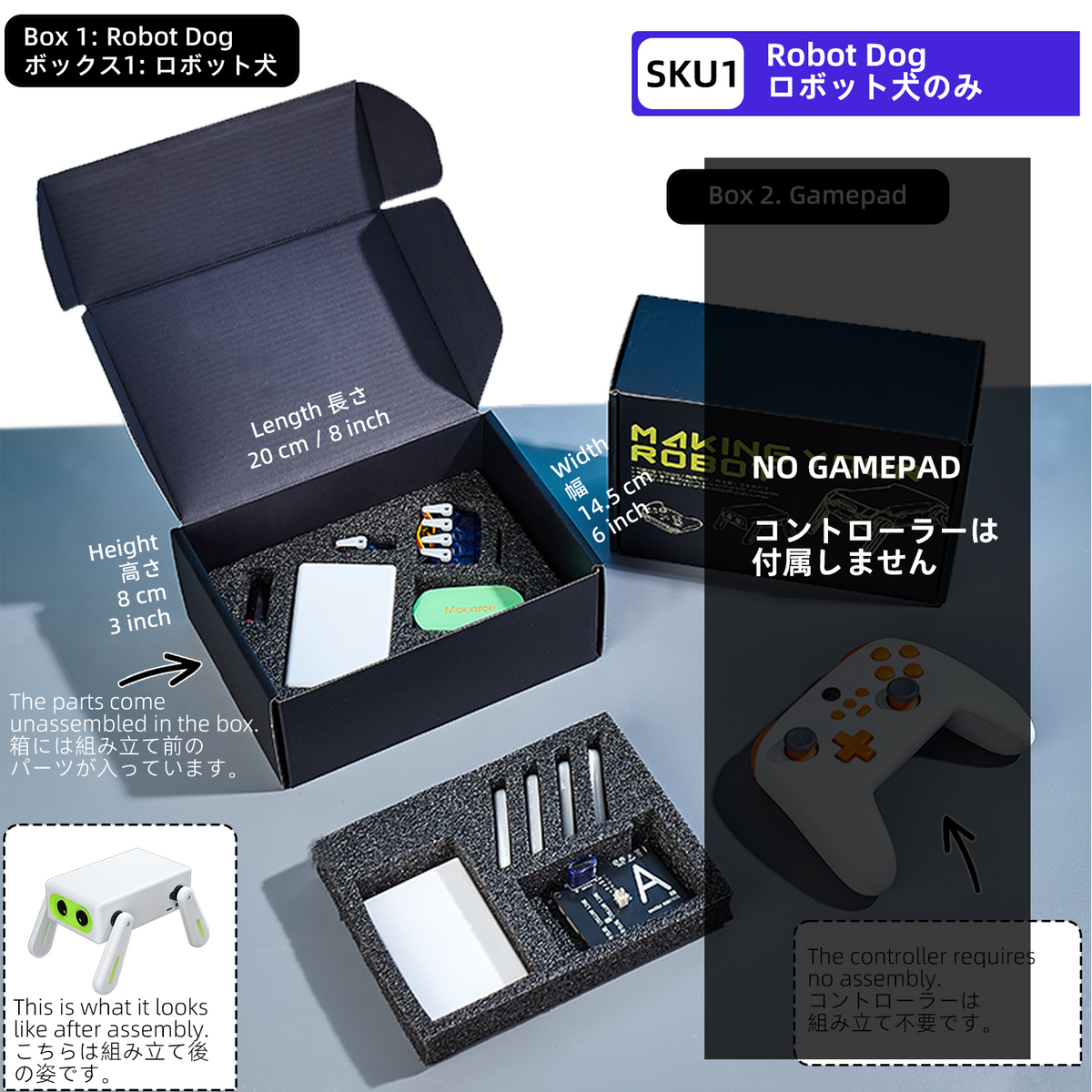 Build a robot from 0 to 1 and easily design tabletop games and features